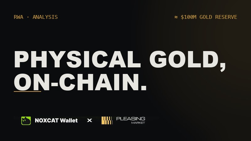 NOXCAT Wallet × Pleasing Market — physical gold on-chain